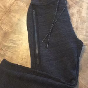 Nike black tech knit joggers medium